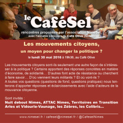 CaféSel Mouvements Citoyens